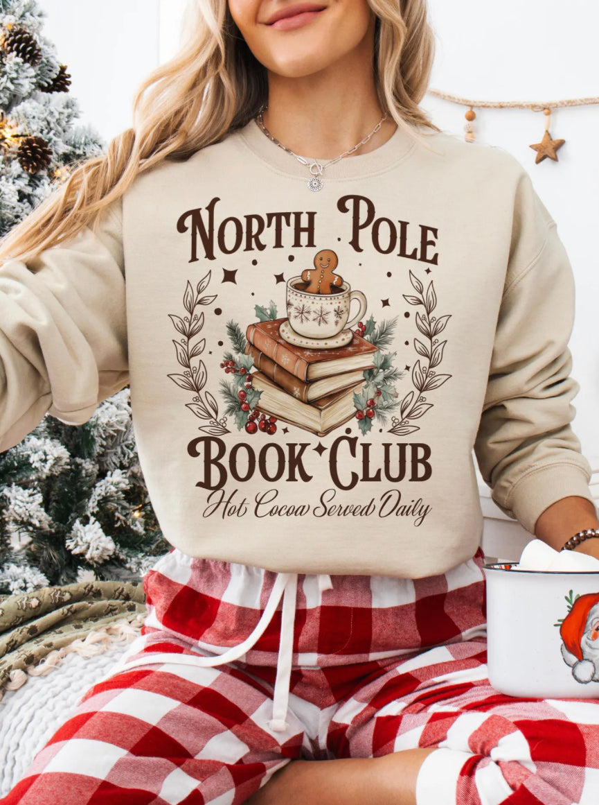 North Pole book club: Pre-order: Crewneck