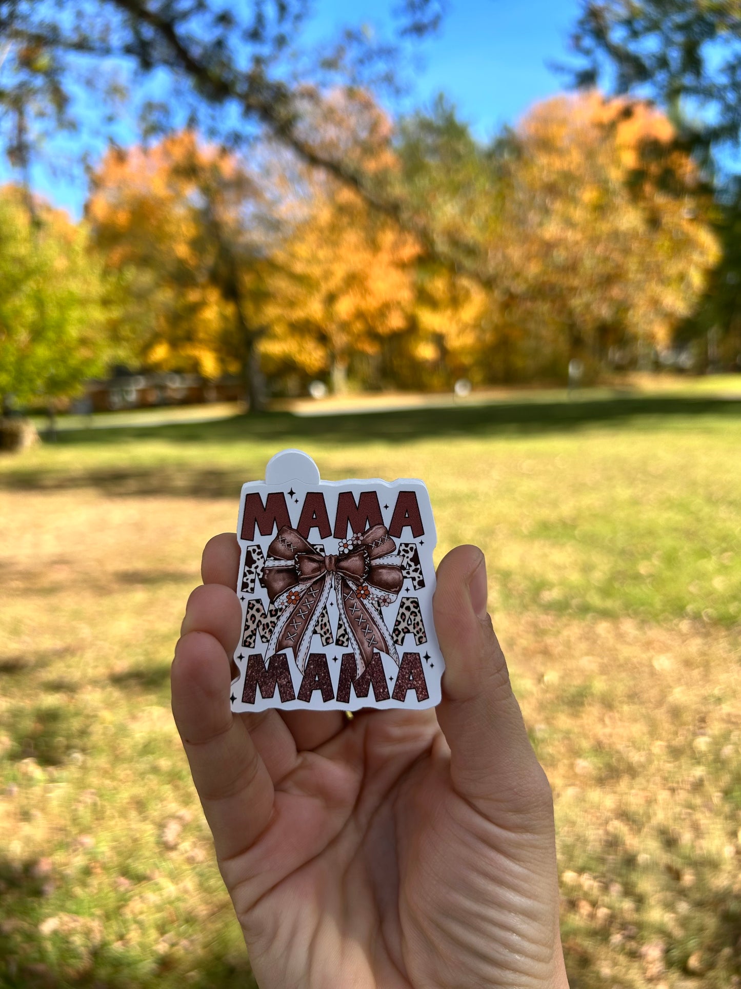 Mama bow football