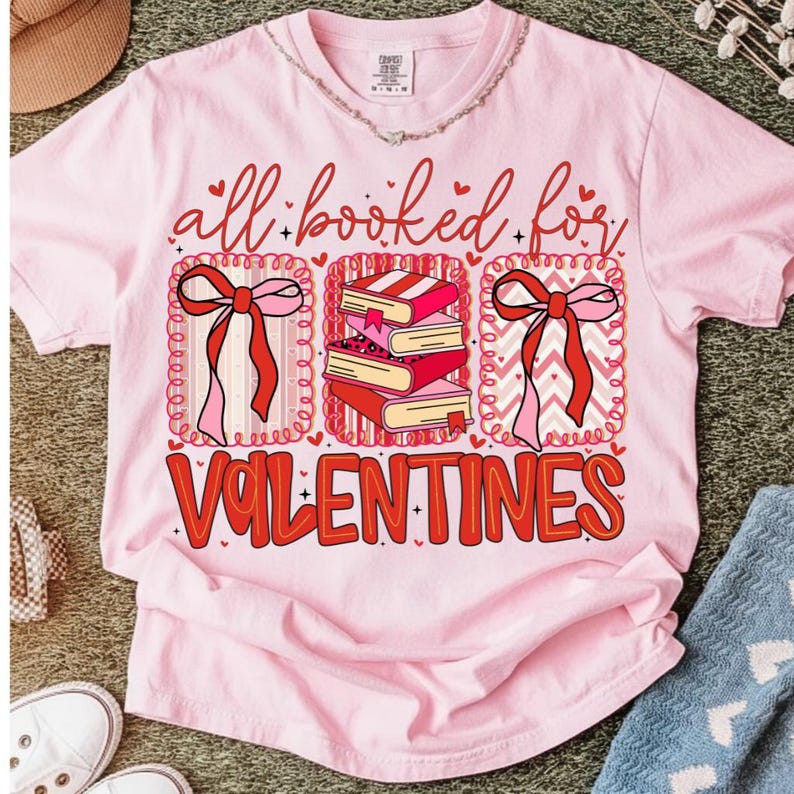 All booked for Valentines: t-shirt